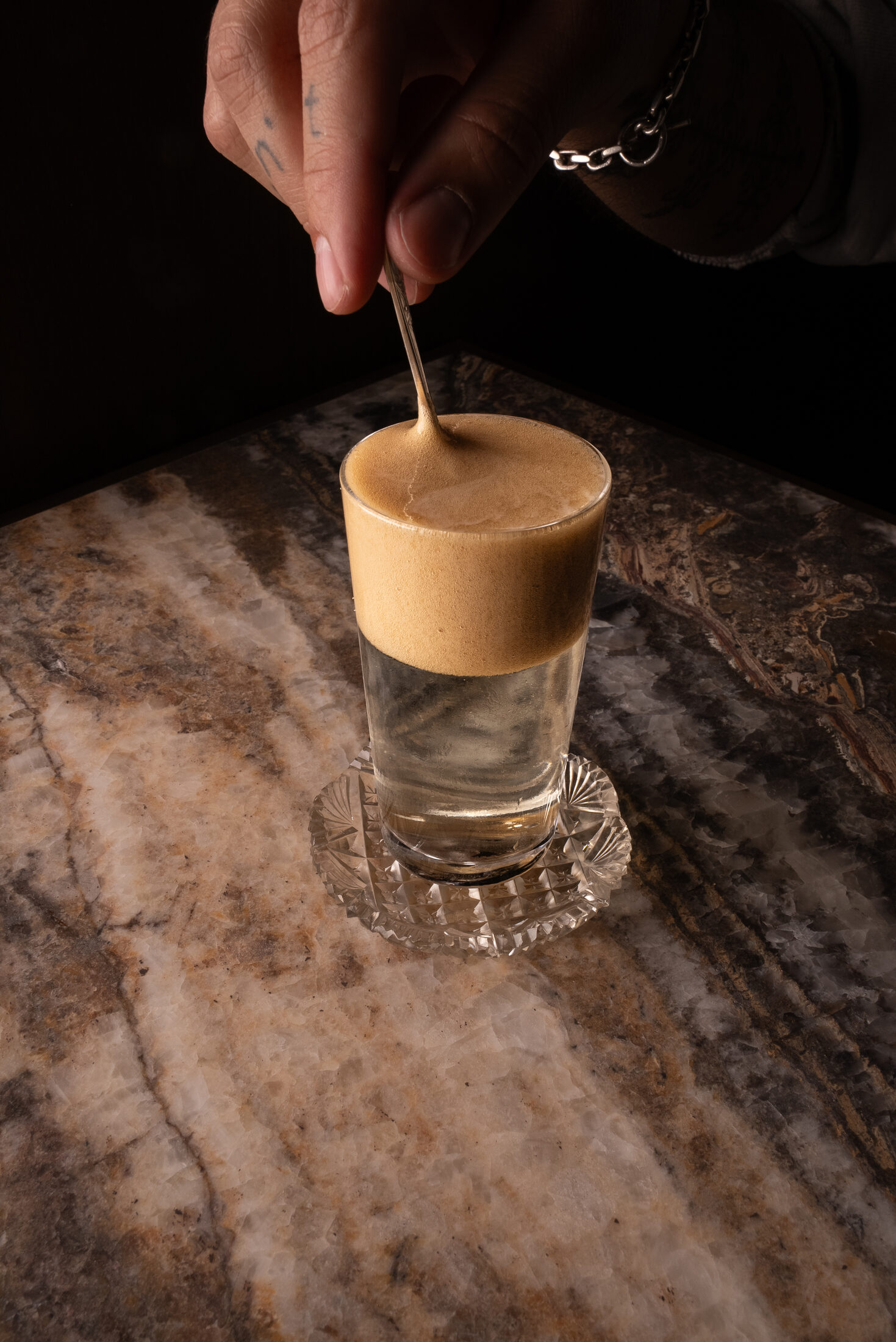 A cocktail from the bar program